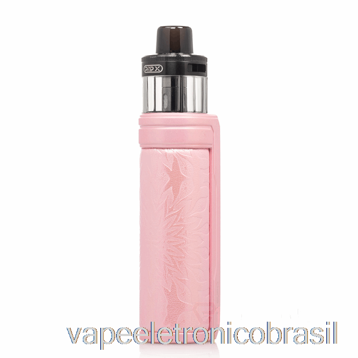 Vape Recarregável Voopoo Drag S2 60w Pod System Brilho Rosa